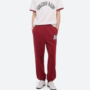 Helmut Lang prep jogger in red. Medium, NWOT